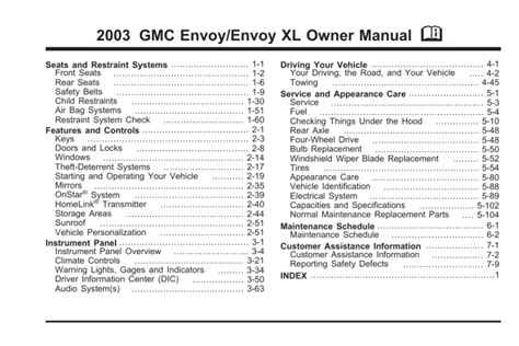 2002 gmc envoy owners manual on line. - Free 2002 subaru wrx repair manual.