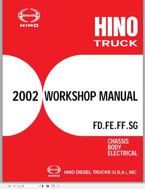 2002 hino modelle fa fb fd fe ff sg lkw reparaturanleitung. - Craftsman 4 cycle mini tiller manual.