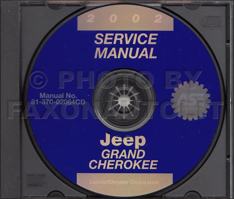 2002 jeep grand cherokee repair shop manual cd rom. - Custom maintenance manual for 2005 379 peterbilt.