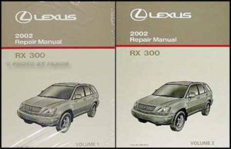 2002 lexus rx 300 repair shop manual 2 volume set original rx300. - Onan marquis 6500 generator parts manual.