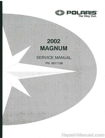 2002 polaris magnum 500 parts manual. - Parti di riparazione manuali di honda gx35.