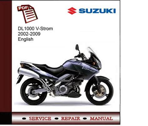 2002 suzuki dl1000 v strom motorcycle service manual. - Suzuki king quad 300 engine manual.