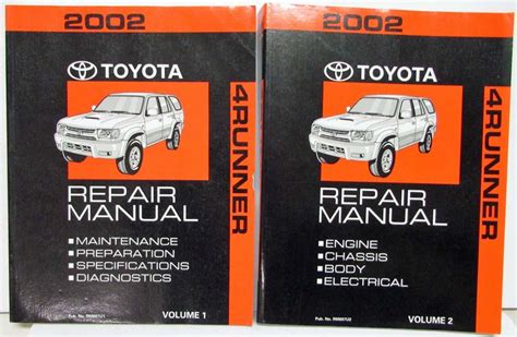 2002 toyota 4runner service shop repair manual set oem 2 volume set and the wiring diagrams. - Alfa laval mopx 207s separator manual.