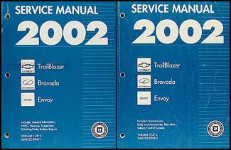 2002 trailblazer envoy bravada repair shop manual original 2 volume set. - Ser ou não ser bibliotecário e outros manifestos contra a rotina.