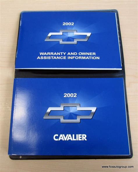 Full Download 2002 Chevrolet Cavalier Owners Manual 