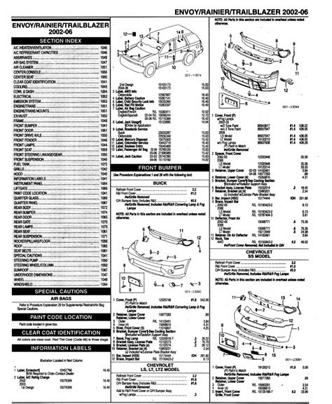 Full Download 2002 Envoy Parts Guide 