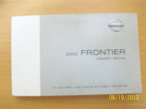 Read 2002 Nissan Frontier Owners Manual 