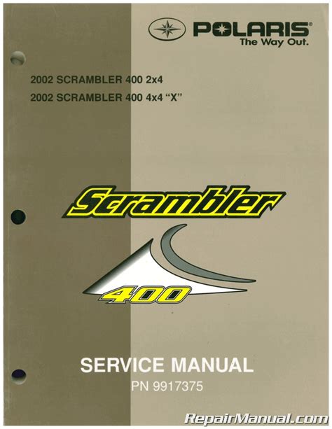 Full Download 2002 Polaris Scrambler 400 Manual Pdf 