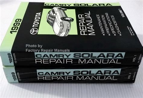 Download 2002 Toyota Camry Solara Original Factory Repair Shop Service Manual Including Se Coupe Se Convertible Sle Coupe And Sle Convertible 