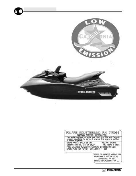 2003 2004 polaris msx 140 personal watercraft repair manual. - Homeopathy for children the practical family guide.