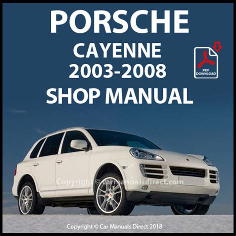 2003 2008 porsche cayenne service repair manual. - Fiat panda 1987 repair service manual.