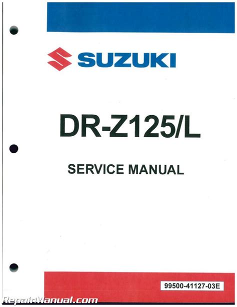 2003 2013 suzuki dr z125 4 stroke motorcycle repair manual. - Gilera runner st 200 repair manual.