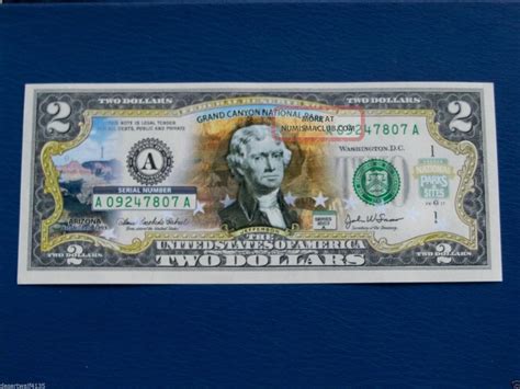 2 DOLLAR BILL Crisp Uncirculated Real LUCKY Money Free Clear Case  consecutive 