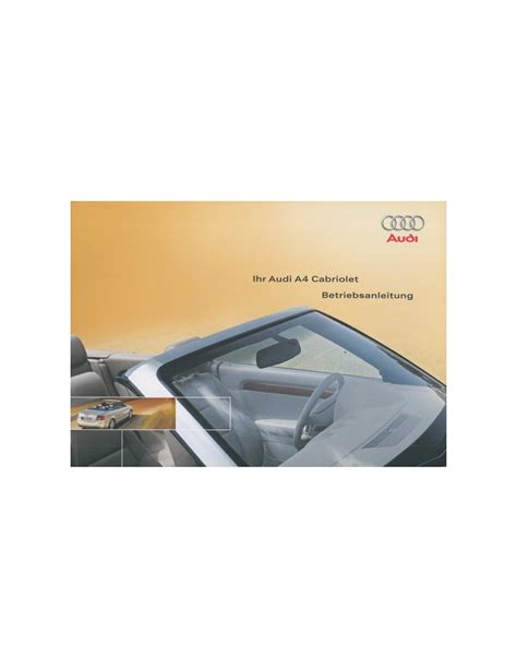 2003 audi a4 convertible owners manual. - Yamaha yzfr1 r1 workshop manual 2009 2010 2011.