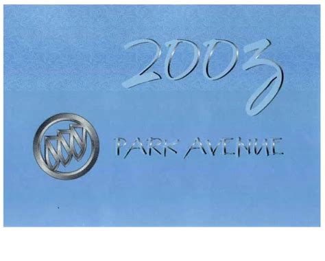 2003 buick park avenue owners manual. - Yanmar ym330 ym330d tractor parts manual download.
