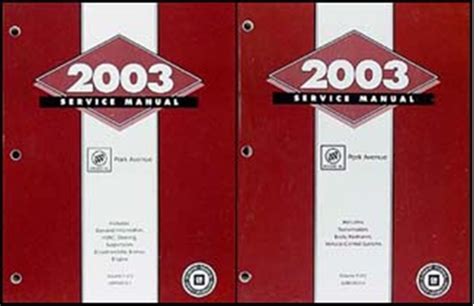 2003 buick park avenue repair shop manual original 2 volume set. - Linde forklift parts manual free down load.