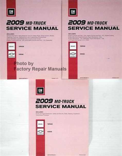 2003 chevrolet kodiak and gmc topkick service manual volumes 1 3 3 book set. - Blanket purchase order flow chart manual.