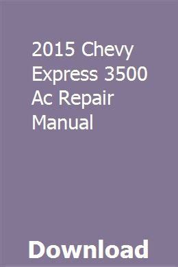 2003 chevy express 3500 ac repair manual. - 1983 1986 suzuki dt115 dt140 2 stroke outboard repair manual.