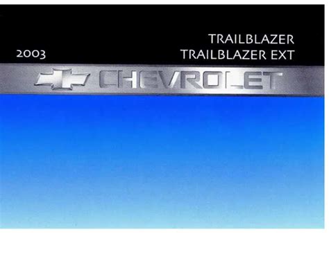 2003 chevy trailblazer owners manual online. - Manual de usuario de compaq mini cq10.