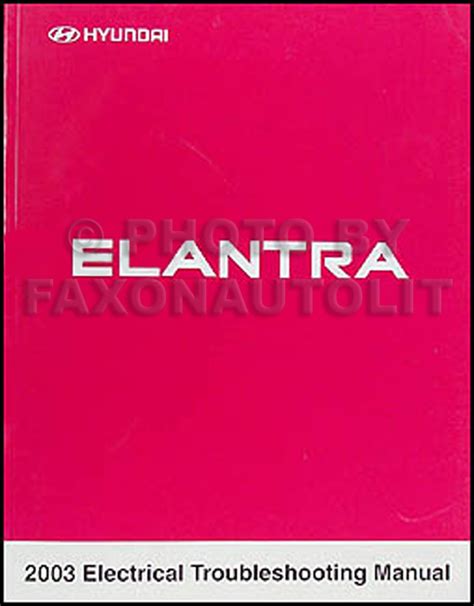 2003 hyundai elantra electrical troubleshooting manual original. - Rechtliche aspekte des geistigen eigentums von innovation und wettbewerb kursbuch.
