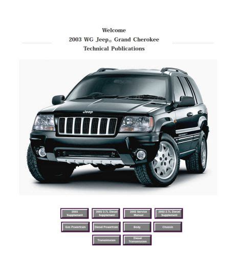 2003 jeep grand cherokee wj wg service manual diagnostic. - Manuale a ghigliottina polare 76 em.