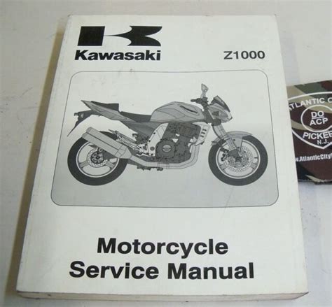 2003 kawasaki z1000 repair service manual. - La guida dei gestori delle strutture finanziarie e di bilancio.