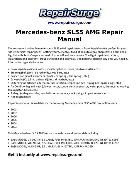 2003 mercedes benz sl55 amg service repair manual software. - Documentos contractuales para el desarrollo portuario de bahía de caráquez, manabí, ecuador.