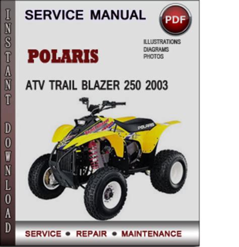 2003 polaris atv trail blazer 250 400 factory service repair manual. - Manual del propietario del refrigerador kenmore elite.