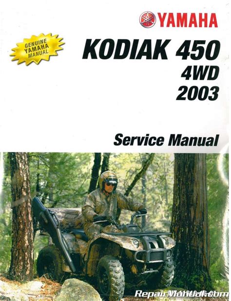 2003 yamaha kodiak 450 4x4 service repair workshop manual download. - The science engineering of materials solution manual.