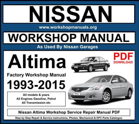 Download 2003 Nissan Altima Service And Maintenance Guide 
