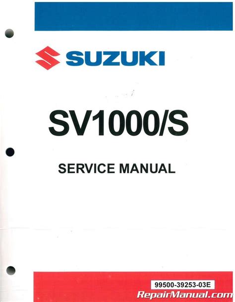 Read Online 2003 Suzuki Sv1000S Workshop Repair Manual File Type Pdf 