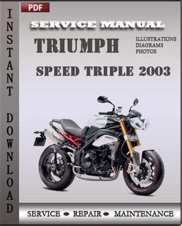 Download 2003 Triumph Speed Triple Owners Manual 