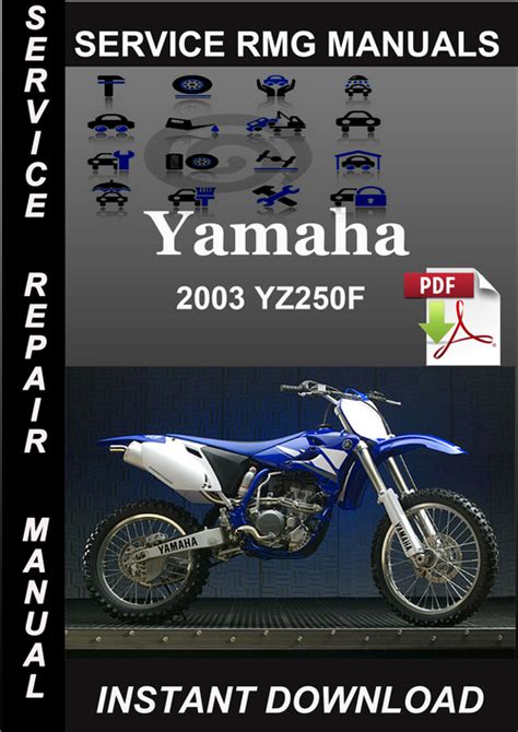Read 2003 Yamaha Yz250F Service Manual 