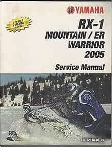2004 2005 yamaha rx warrior rx10 snowmobile models service manual. - Horn book guide to childrens and young adult books 007 no 2.