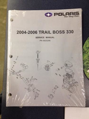 2004 2006 polaris trail boss 330 repair manual. - Df 140 suzuki manuale di istruzioni del fuoribordo.