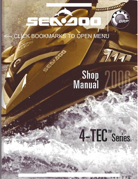 2004 2006 seadoo watercraft series workshop repair service manual 300mb. - The ultimate guide to prostate pleasures.