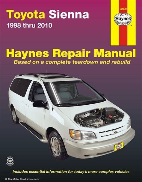 2004 2008 toyota sienna repair manual. - Amana bottom freezer refrigerator owner manual.
