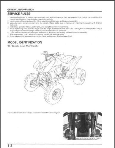 2004 2009 honda trx450r trx450er service manual. - Corporate finance 7th edition ross westerfield manual.
