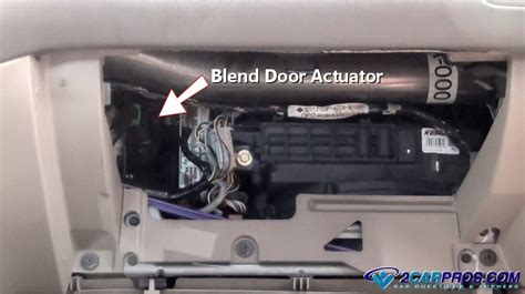 2004 4runner blend door actuator location.  The correction is to replace the blend doors.  .  ...