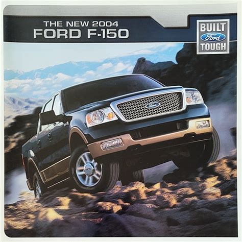 2004 Ford F150 sales brochure catalog 04 US XL STX XLT FX4 Lariat F150