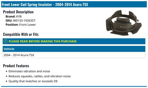 2004 acura tsx coil spring insulator manual. - A guide to the historic buildings of fredericksburg and gillespie.