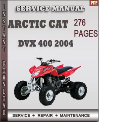 2004 arctic cat dvx 400 atv service repair manual instant. - The oxford handbook of early christian studies 1st published.