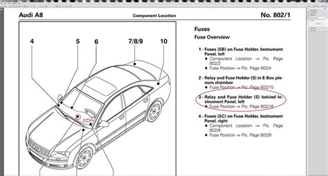 2004 audi a8 fuse box diagram.  Check fuses and relays here.  I allowed this and this ...