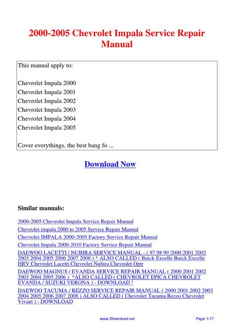 2004 chevrolet impala repair manual download. - 1997 honda civic manual transmission grinding.