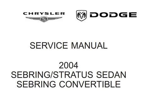 2004 chrysler jr sebring stratus sedan and convertible workshop service repair manual. - Audi b7 manual transmission fluid change.