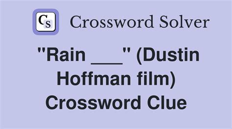 2004 film featuring dustin hoffman Crossword Clue