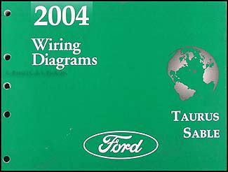 2004 ford taurus mercury sable wiring diagrams manual original. - Mercruiser stern drive 888 225 330 repair manual.