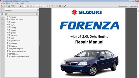 2004 forenza service manual suzuki s suzuki site. - New holland w80 compact wheel loader service parts catalogue manual instant.