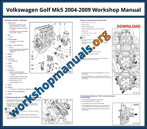 2004 Golf 1 Workshop Manual