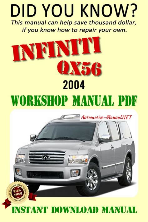2004 infiniti qx56 owners manual original. - Suzuki grand vitara 4x4 workshop manual.
